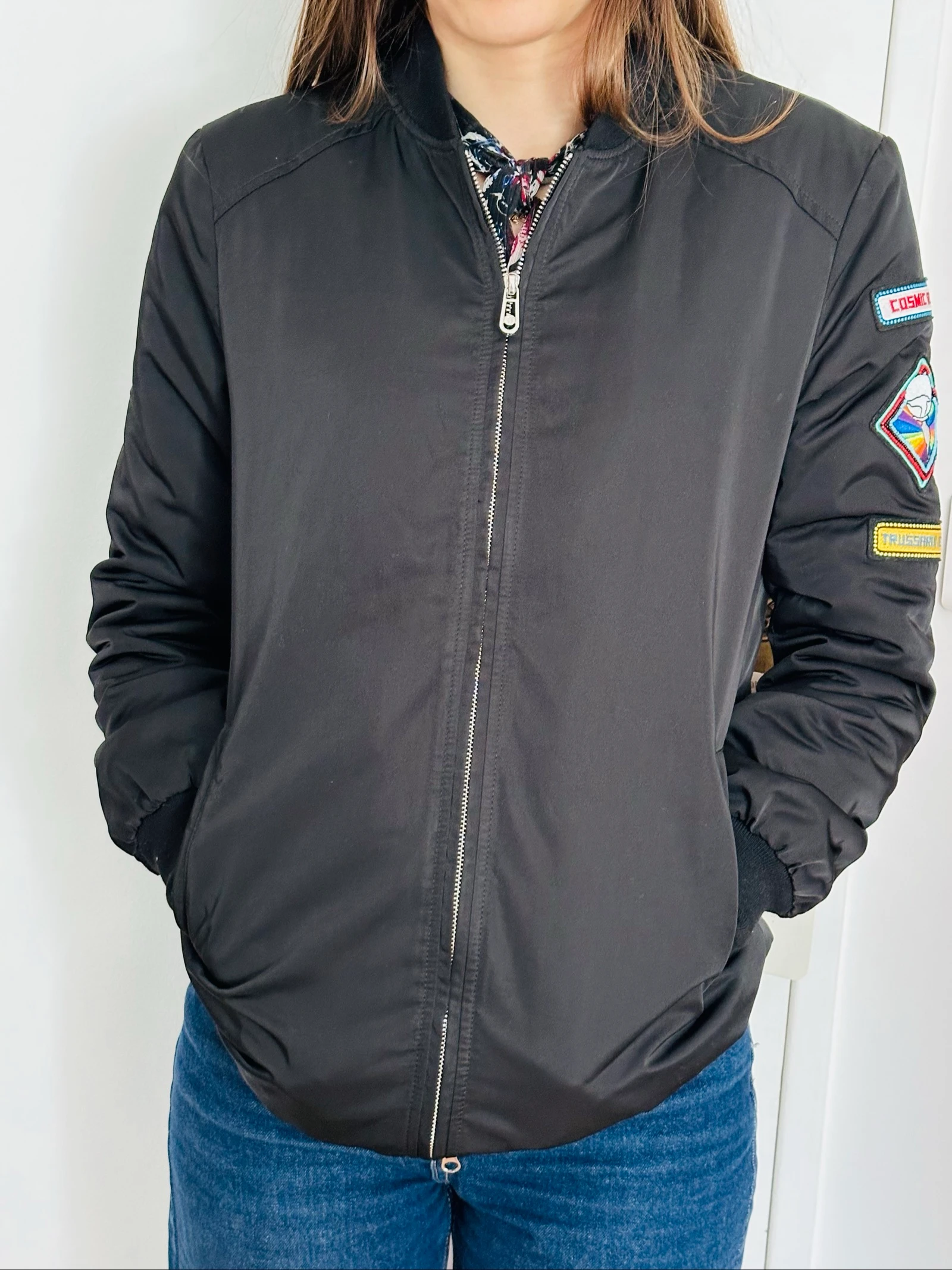 Trussardi, bomber femme , taille XS, neuf sans étiquette